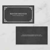 Cartes de visite vintages du tableau | (Devant / Derrière)