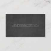 Cartes de visite vintages du tableau | (Dos)