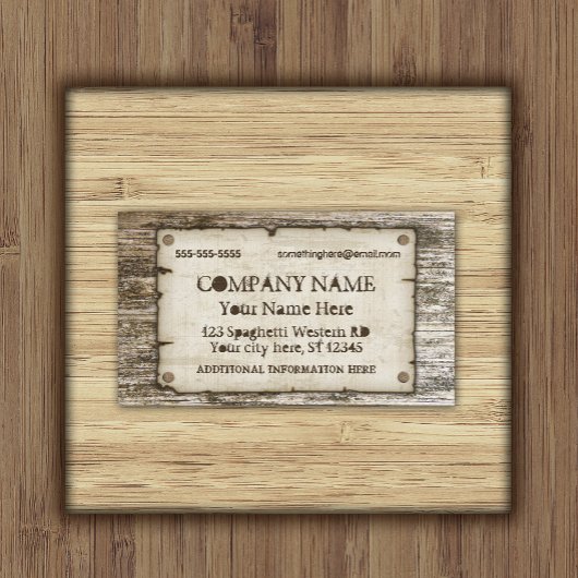 Cartes de visite Vintages du Vieux-Ouest