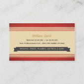 Cartes de visite vintages Handyman (Dos)