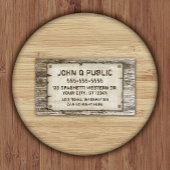 Cartes de visite Vintages occidentaux