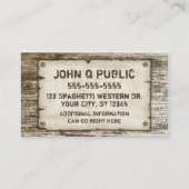 Cartes de visite Vintages occidentaux (Devant)