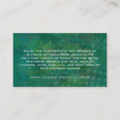 Cartes de visite vintages verts (Dos)