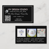 Cartes de visite Viv Design Studio décembre 2025 (Devant / Derrière)