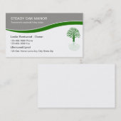 Cartes de visite vivants aidés (Devant / Derrière)