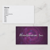 Cartes de visite VortexPortal (Devant / Derrière)