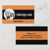 Cartes de visite Web Design (Devant / Derrière)
