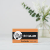 Cartes de visite Web Design (Debout devant)