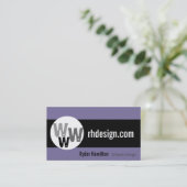 Cartes de visite Web Design (Debout devant)