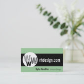 Cartes de visite Web Design (Debout devant)