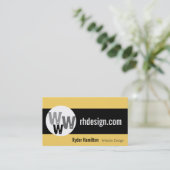 Cartes de visite Web Design (Debout devant)