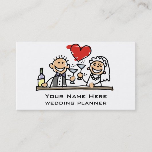 cartes de visite wedding planners (Devant)