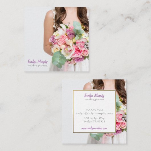 Cartes de visite wedding planners (Devant / Derrière)