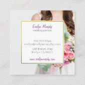 Cartes de visite wedding planners (Dos)