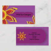 Cartes de visite Wild Sun Designs (Devant / Derrière)