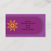 Cartes de visite Wild Sun Designs (Dos)