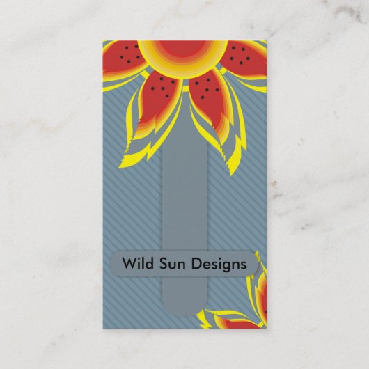 Cartes de visite Wild Sun Designs (Devant)