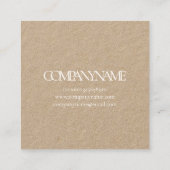  CARTES DE VISITE: WILLIAM MORRIS : LARKSPUR (Dos)