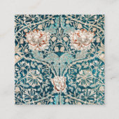 CARTES DE VISITE: WILLIAM MORRIS MOTIF BOTANIQUE (Devant)