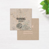  CARTES DE VISITE: WILLIAM MORRIS : TULIP SAUVAGE (Bureau)