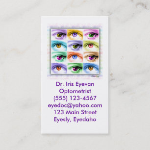 Cartes de visite - yeux d'art de bruit, 2