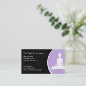 Cartes de visite Yoga (Debout devant)