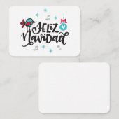 Cartes de vœu Feliz Navidad (Devant / Derrière)