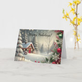 Cartes de vœux (Fleur jaune)