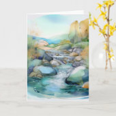 Cartes de vœux (Fleur jaune)