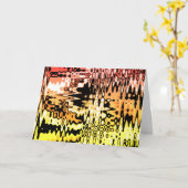 Cartes de voeux (Fleur jaune)