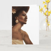 Cartes de voeux (Fleur jaune)