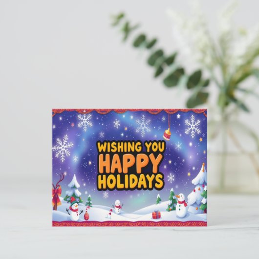 Cartes de vœux (Debout devant)