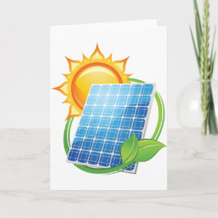 Cartes de voeux à énergie solaire