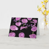 Cartes de vœux abstraites de confusion (Fleur jaune)