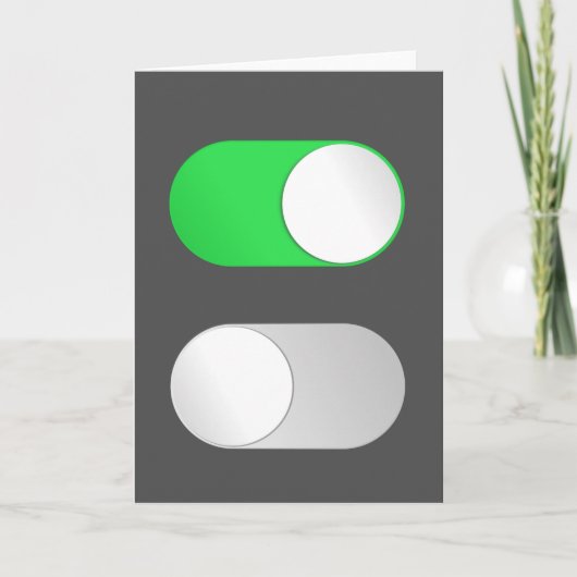 Cartes De Voeux Activées Et Désactivées (Devant)