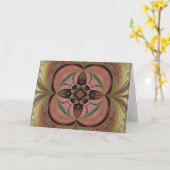 CARTES DE VOEUX AIMABLES (Fleur jaune)