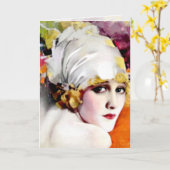 Cartes de voeux Anna Nilsson (Fleur jaune)