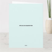 Cartes de vœux ART CHATS FILLE BEAU (Dos)