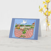 Cartes de voeux Art Jérusalem (Fleur jaune)