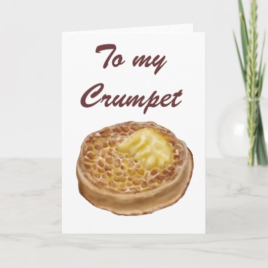 Cartes de vœux au crumpet (Devant)