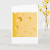 Cartes de voeux au fromage Gruyere (Fleur jaune)