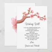 Cartes de voeux au puits de souhait de la branche  (Devant / Derrière)