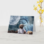 Cartes de vœux avec bénédictions 2 pour un garçon (Fleur jaune)