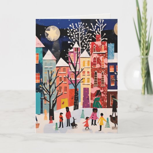 Cartes de vœux avec des motifs afrocentriques /abs (Devant)