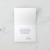 Cartes de vœux avec note de nénuphar pour occasion (Intérieur)