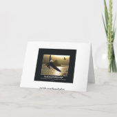 Cartes de voeux Bald Eagle & Raven (Dos)