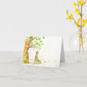 Cartes de voeux Bodhi Tree (Fleur jaune)