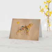 Cartes de voeux - Carousel Tiger (Fleur jaune)