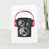 Cartes de vœux Casque Rouge (Devant)