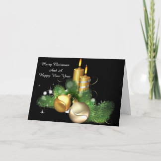 Cartes de voeux Centerpiece bougie